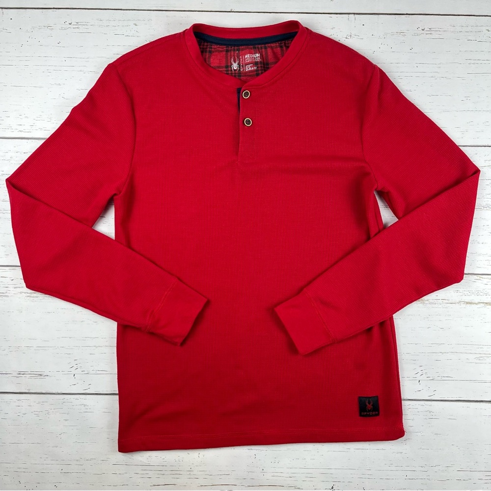 Spyder Thermal Henley Shirt Men's M